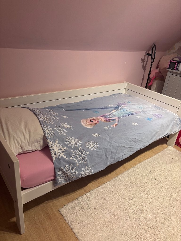 Bed Lifetime, 85 tot 100 cm, Gebruikt, 180 cm of meer, Ophalen