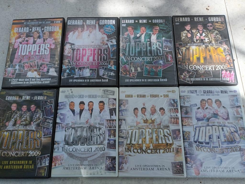 Toppers in concert van 2006 tot en met 2012, Cd's en Dvd's, Ophalen of Verzenden