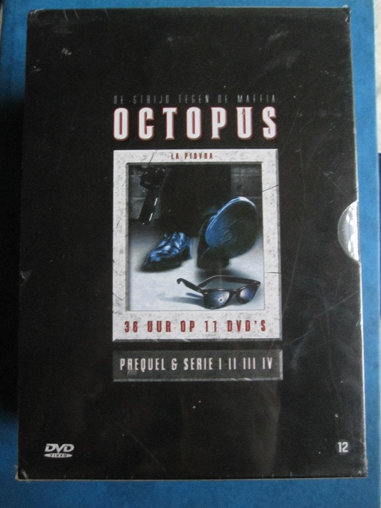 Octopus (la piovra) - prequel & Serie 1, 2, 3 en 4 (11 disc), Misdaad, Nederlands, Seizoen 1, Ophalen of Verzenden