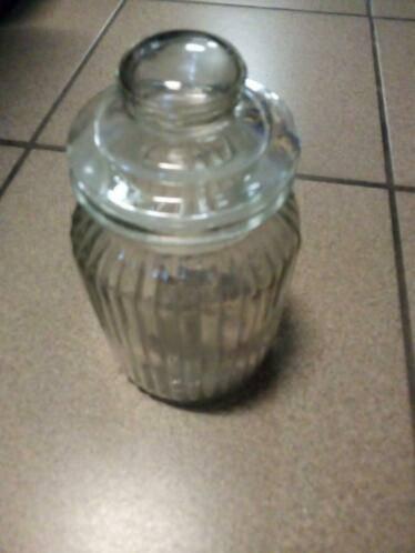 Voorraadpot, Huis en Inrichting, Ophalen of Verzenden, Zo goed als nieuw, Glas, Overige typen