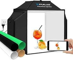PULUZ Fotobox & softbox, 40 x 40 cm, Enlèvement ou Envoi, Comme neuf, Studio photo complet