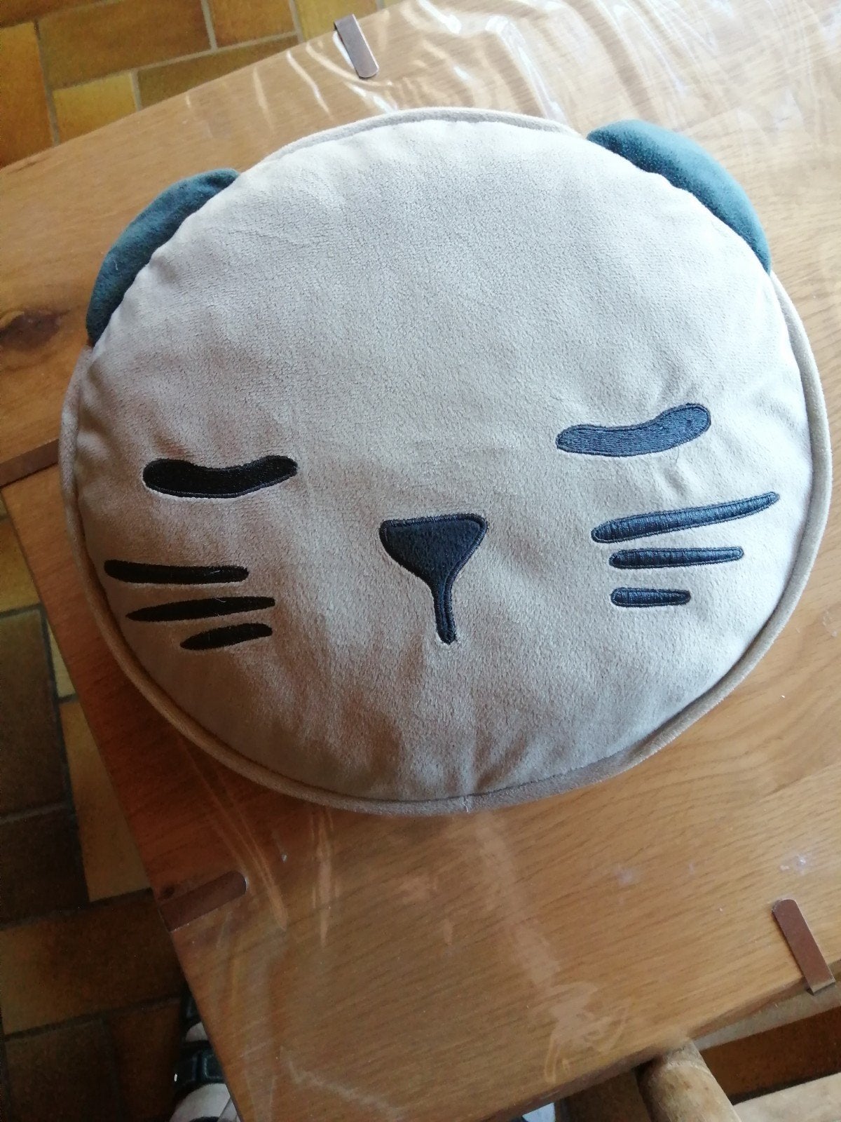 Coussin chat avec poche  porte pyjama, Enlèvement