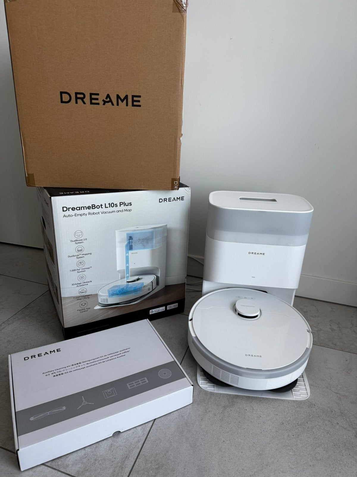 Dreame L10s Plus Robotstofzuiger met dweil functie, Electroménager, Aspirateurs, Comme neuf, Aspirateur robot, Dreame, Enlèvement ou Envoi