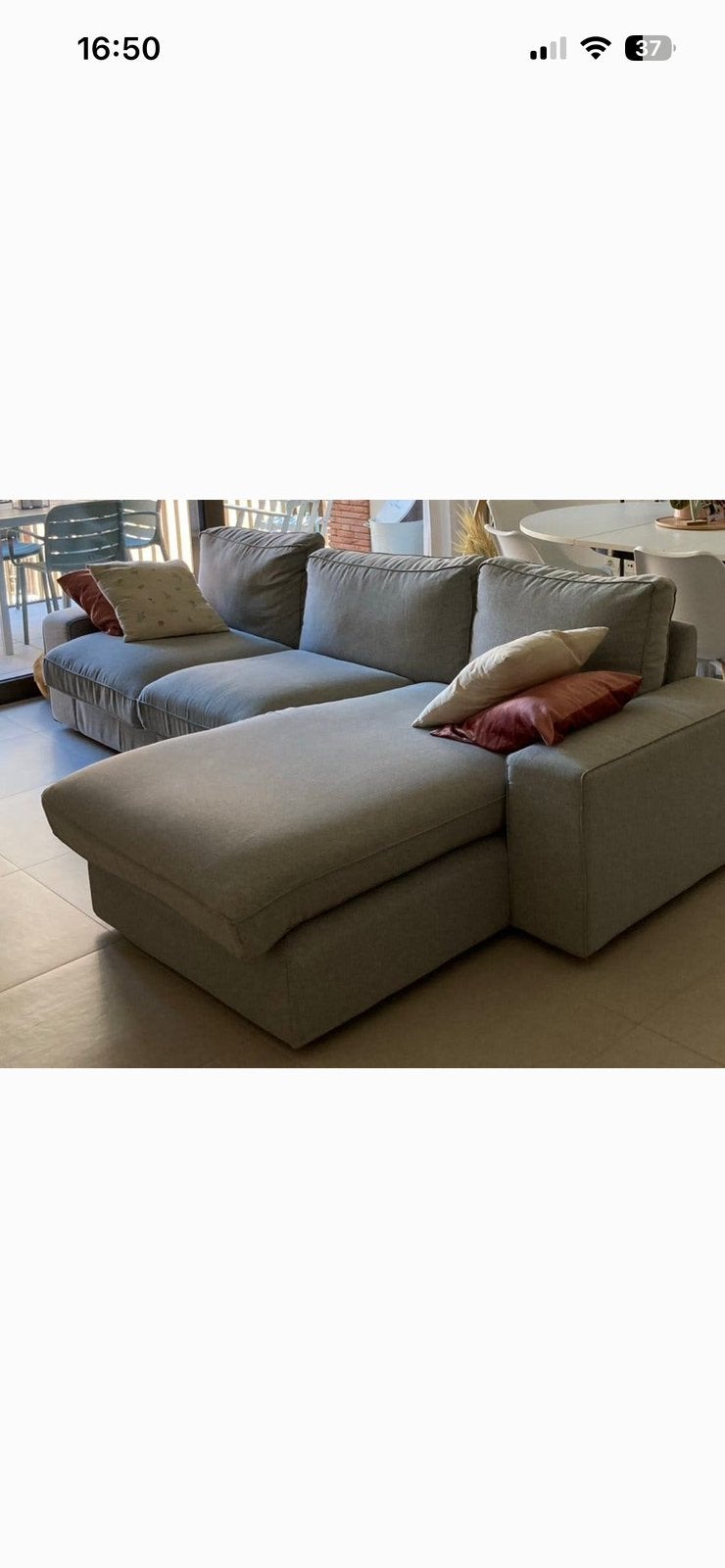 Kivik zetel ikea - vandaag (13/08) op te halen!, Huis en Inrichting, Ophalen, Zo goed als nieuw