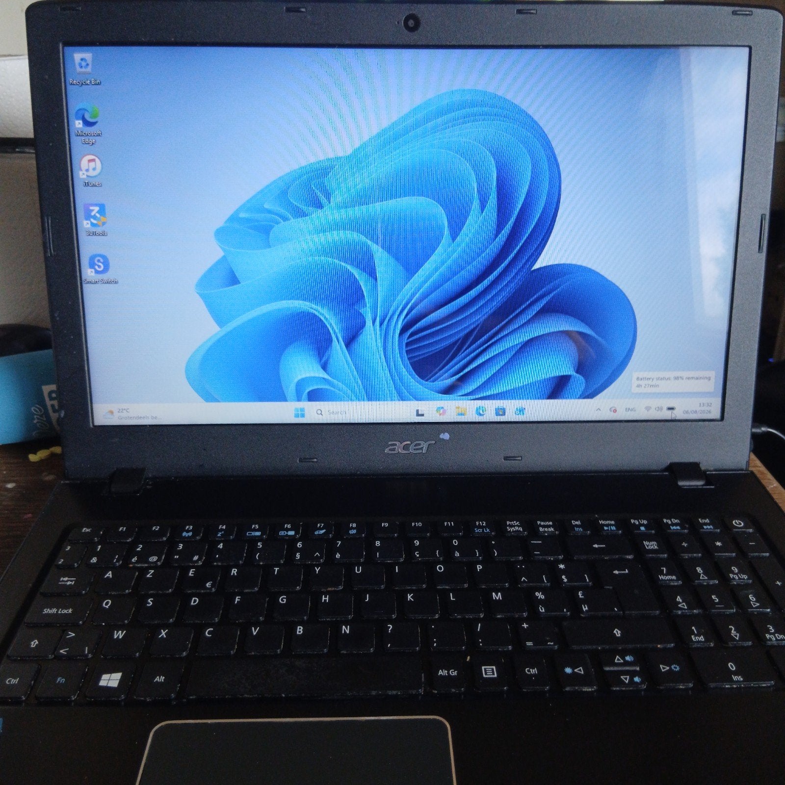 laptop Acer I3 6de 6gig ram ddr4 win 11 home, Computers en Software, Windows Laptops, Intel i3 core, 8 GB, 120gig, Acer Aspire 5