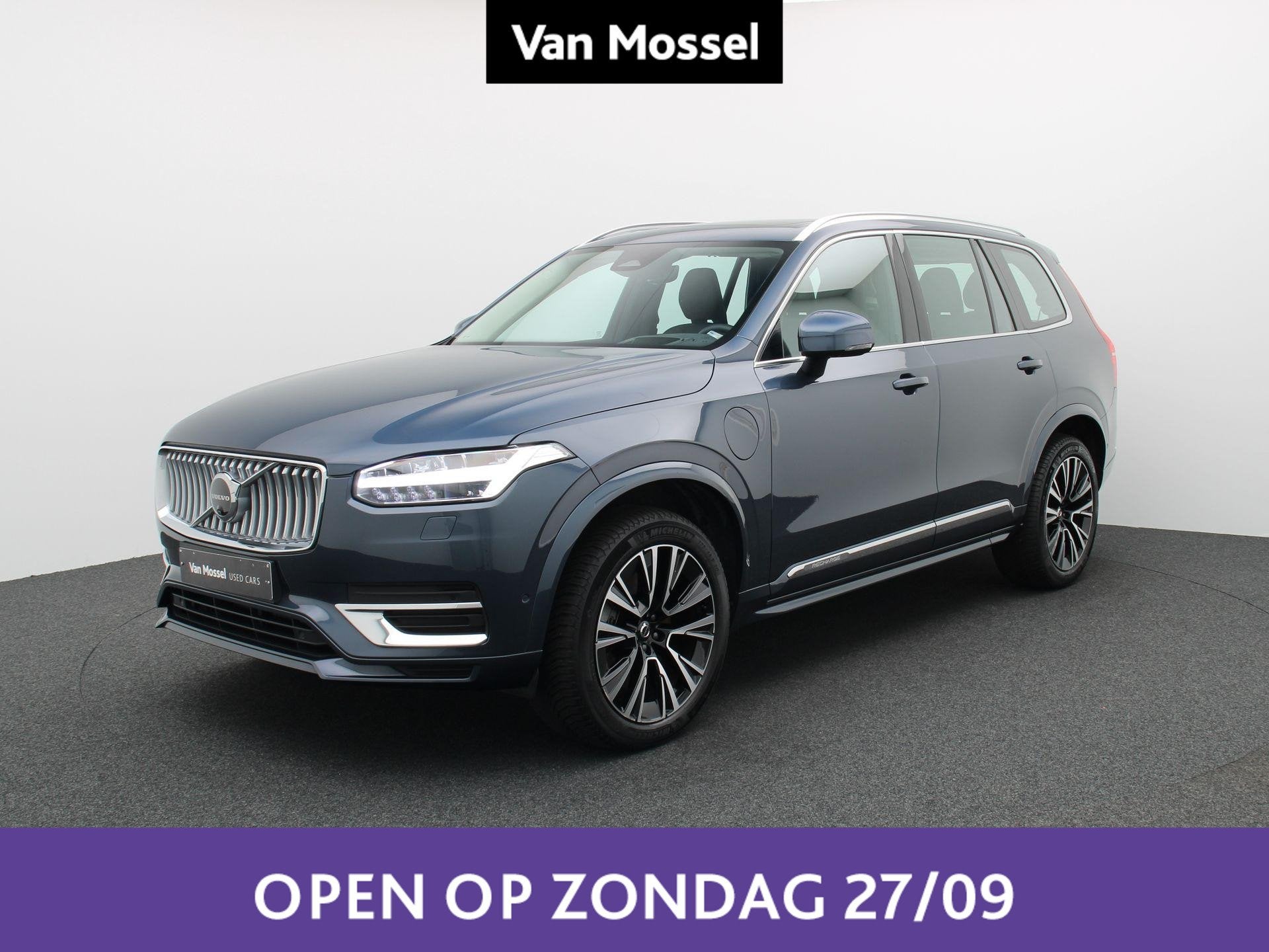 Volvo XC90 2.0 T8 4WD Ultimate Bright Aut. | SOH 100% | 7pl, Auto's, Stof, Gebruikt, 4 cilinders, 1969 cc