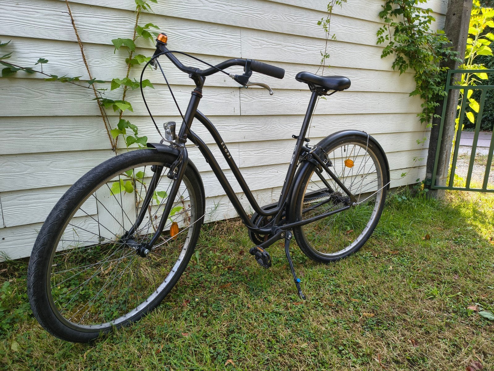 damesfiets Elops singlespeed onderhoudsarm, Fietsen en Brommers, Ophalen, Gebruikt, Overige merken