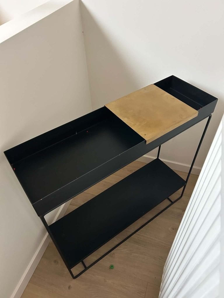 Ferm Living Plant Box Two-Tier - Black, Ophalen, Zo goed als nieuw, Metaal