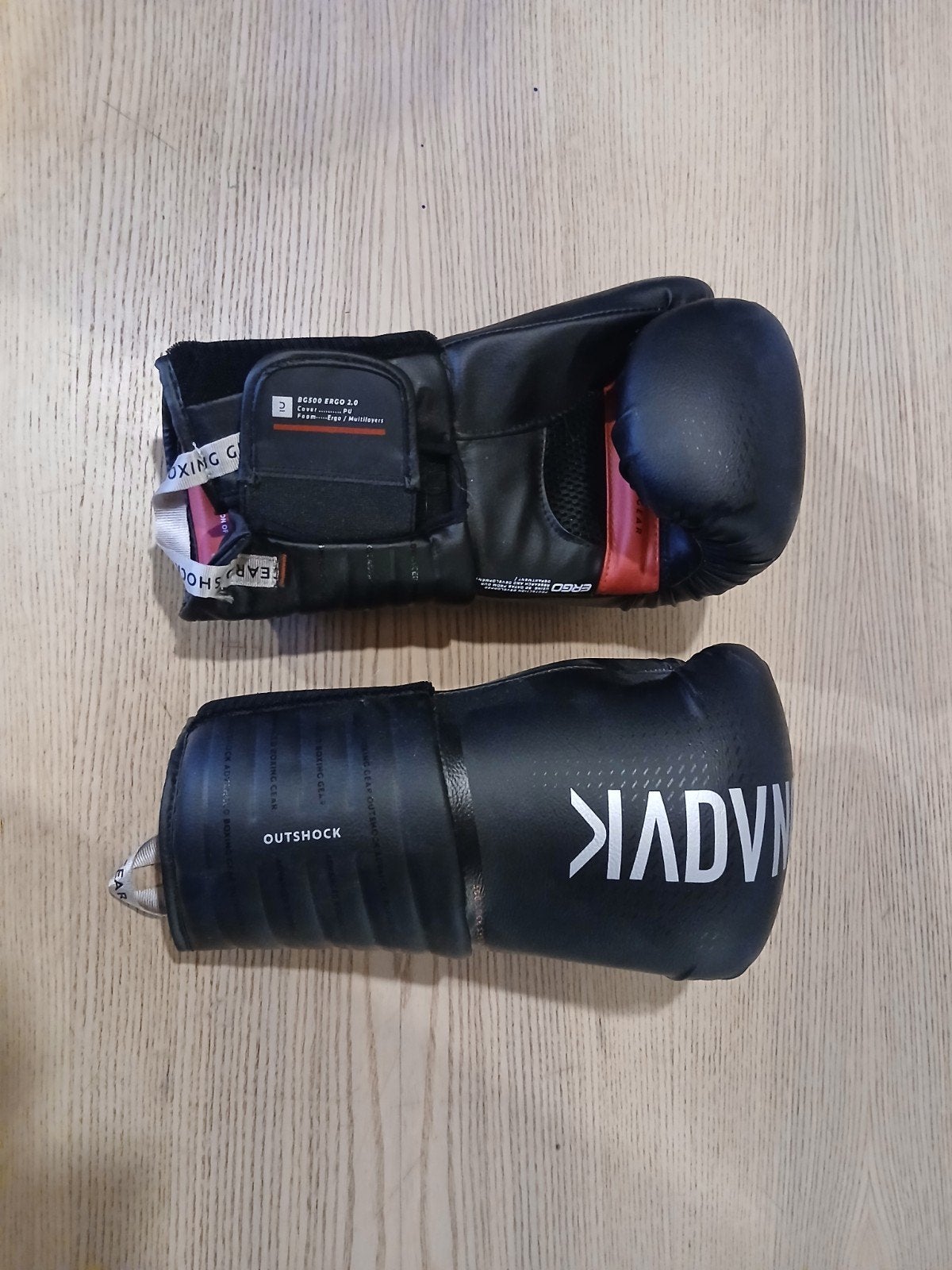 Bokshandschoenen Decathlon, Overige, Maat XL, Ophalen of Verzenden, Zo goed als nieuw