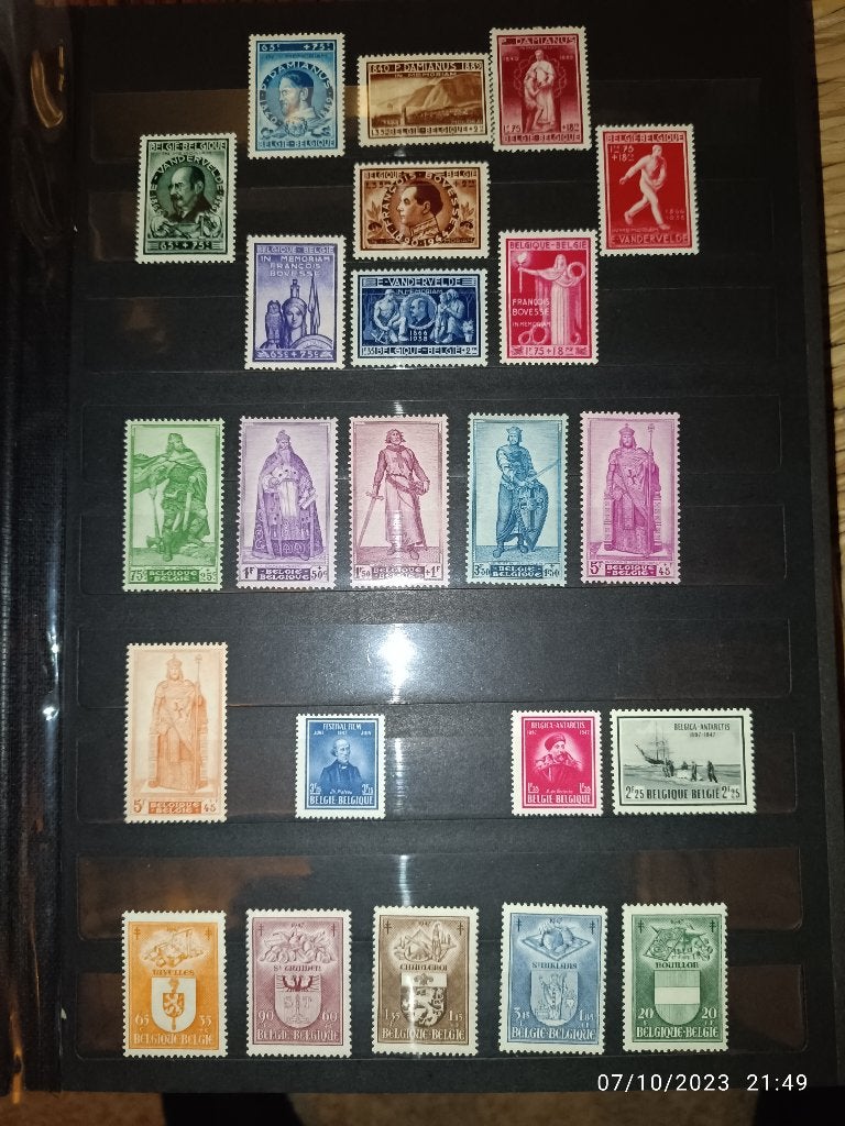Collection de timbres Belges, Timbres & Monnaies, Enlèvement, Neuf, Autre