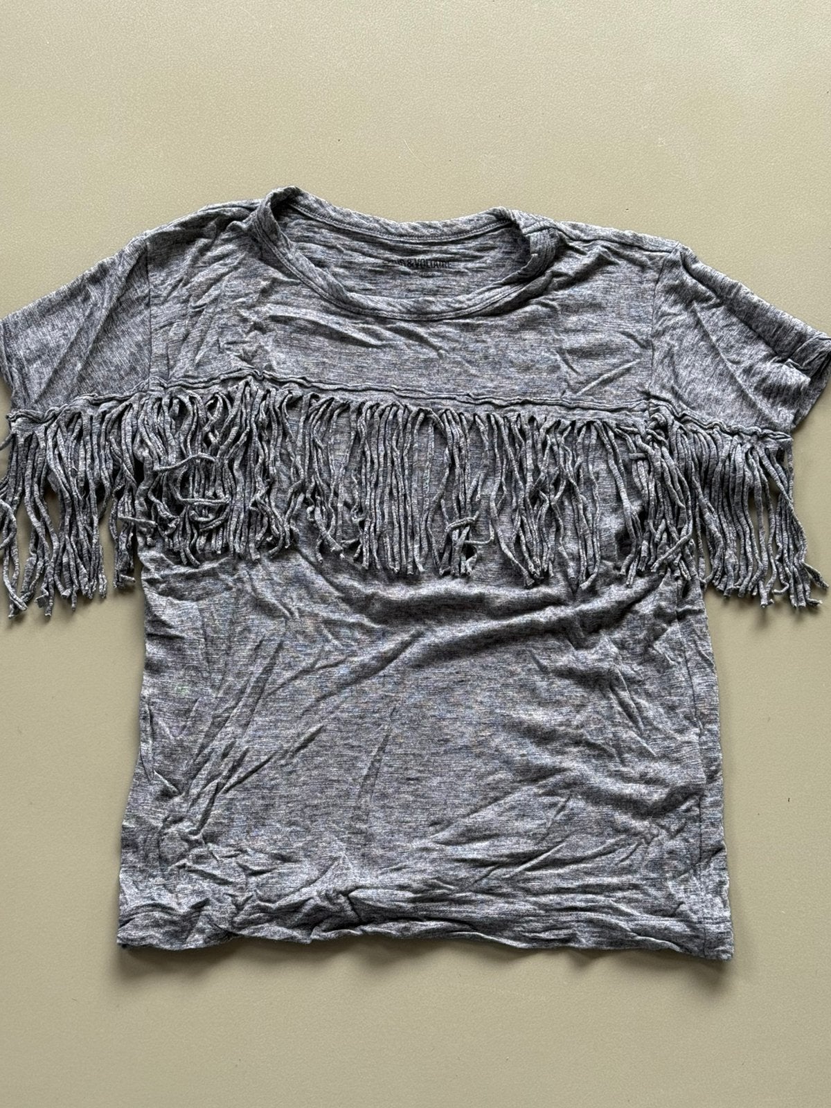 Grijs gemeleerd shirt Zadig & Voltaire , weinig gedragen, Vêtements | Femmes, T-shirts, Comme neuf, Taille 34 (XS) ou plus petite