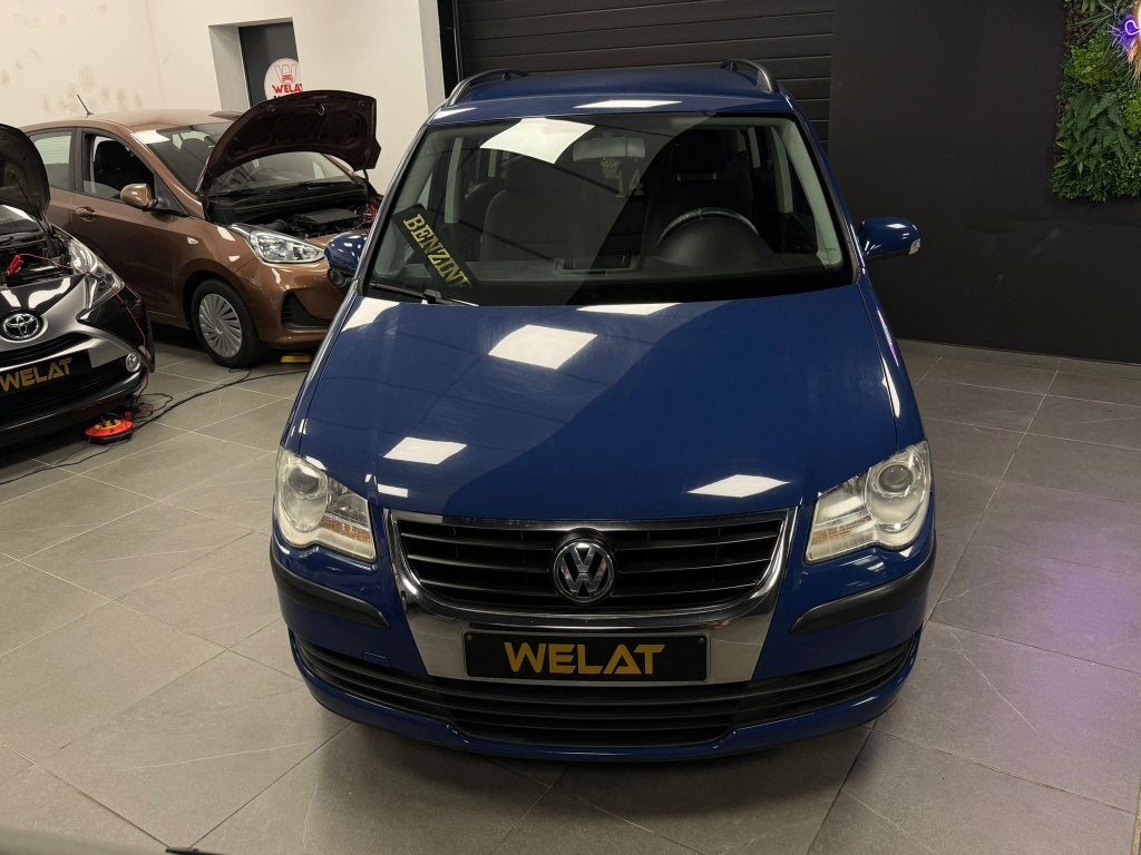 VW TOURAN 7 PLAATS 173.000 KM BENZINE BLANCO GEKEURD, Auto's, Bluetooth, 75 kW, Bedrijf, Handgeschakeld