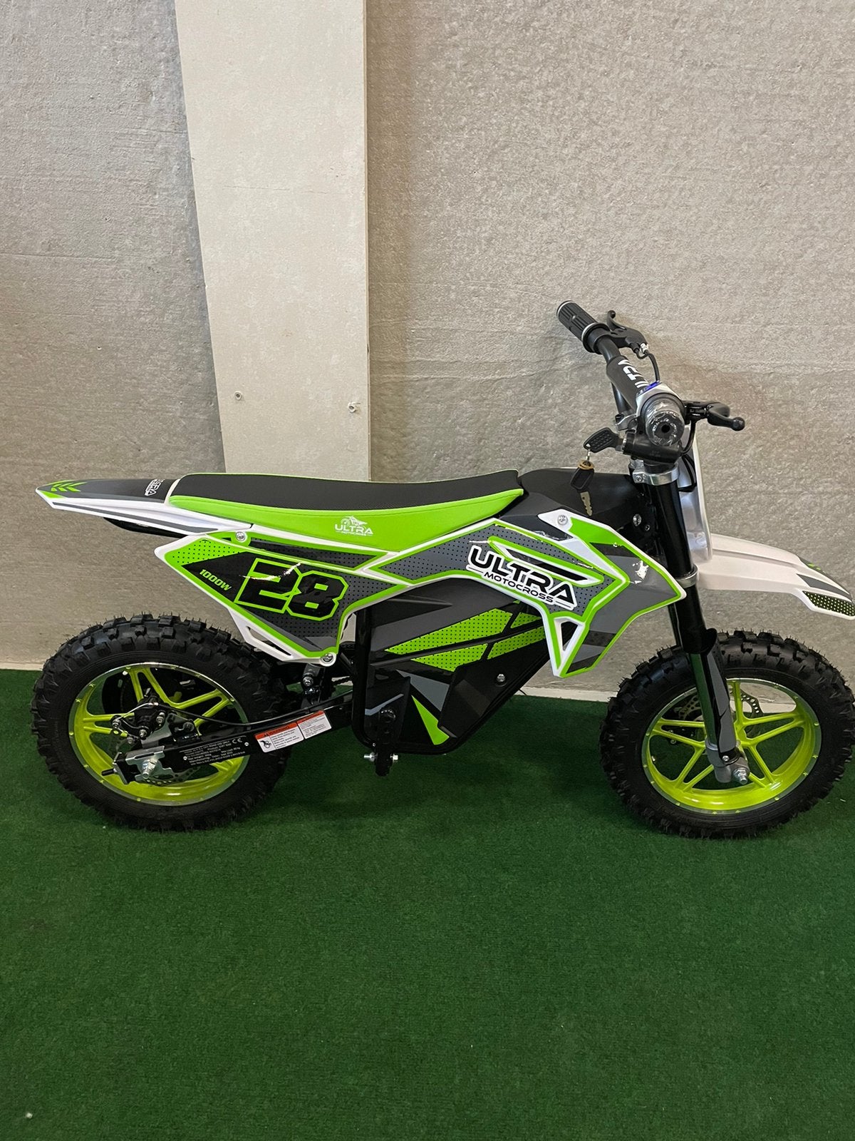 Nieuwe Ultra 1000 watt electrische groene kinder crossmotor, Enlèvement, Neuf
