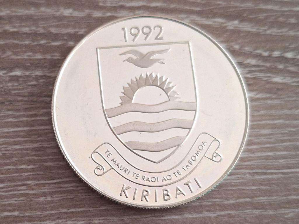 20 dollars 1992 Kiribati, zilver 925, Timbres & Monnaies, Monnaies | Océanie, Enlèvement ou Envoi, Argent
