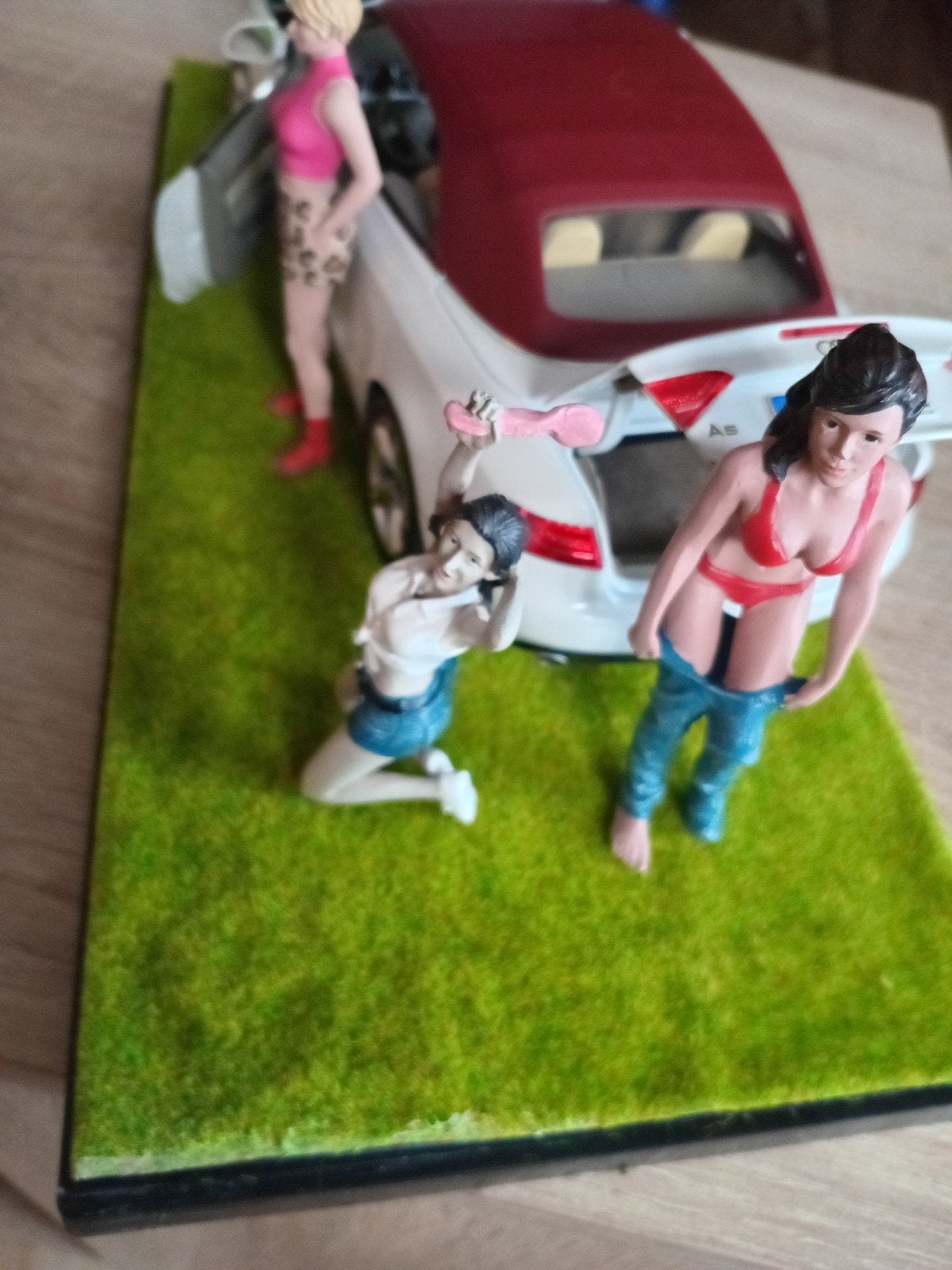 1/18 vitrine figurine Audi cabriolet, Enlèvement
