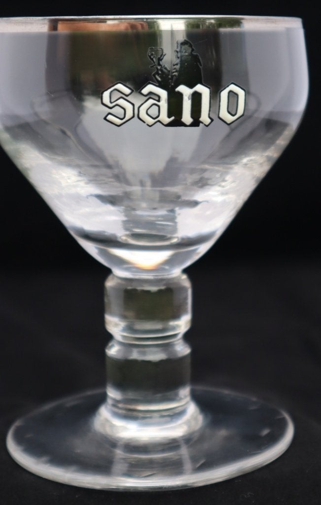 Pièce de musée ! Verre à bière Sano antique extrêmement rare, Enlèvement, Utilisé, Verre ou Verres, Autres marques