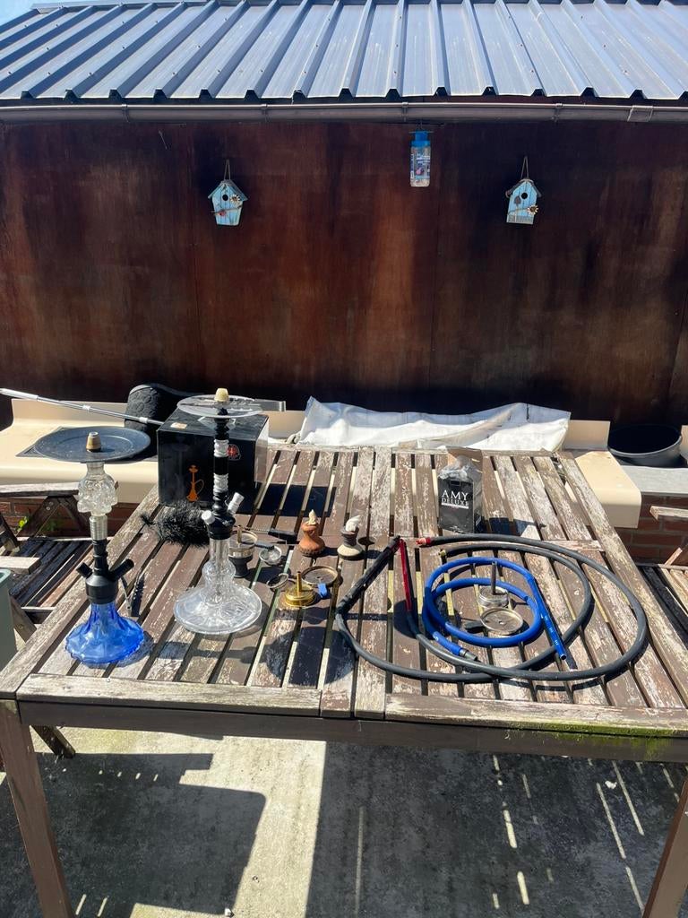 Shisha’s, Ophalen, Gebruikt