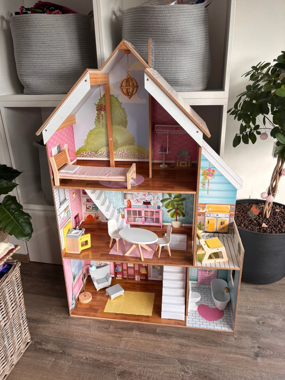 Maison de poupée H : 130 cm - L : 87 cm, Enlèvement, Comme neuf, Maison de poupées