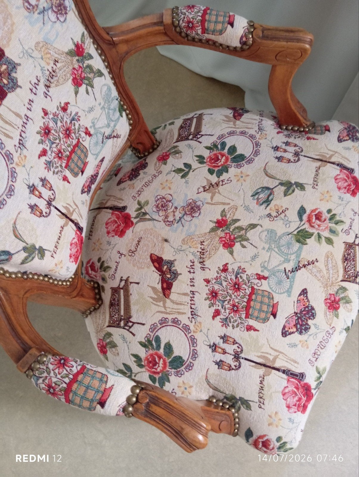 Fauteuil cabriolet Louis XV - (crin de cheval) impeccable., Antiquités & Art, Enlèvement