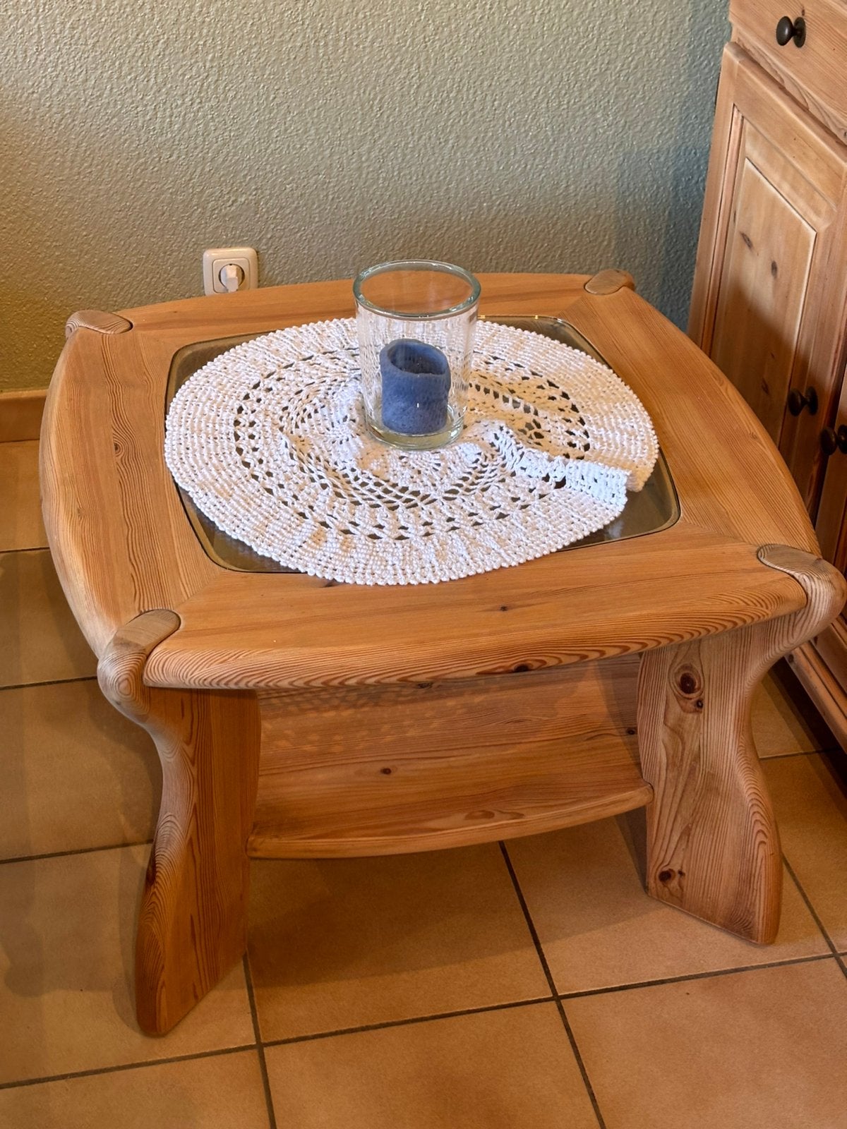 Houten salontafel, Maison & Meubles, 50 à 100 cm, Enlèvement, 50 à 100 cm, Carré