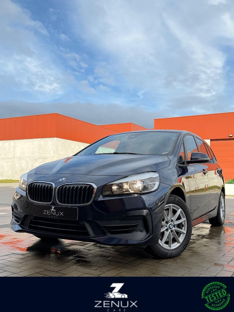 BMW 218i Gran Tourer Automaat – BMW onderhouden, Auto's, BMW, Stof, Euro 6, Blauw, Bedrijf