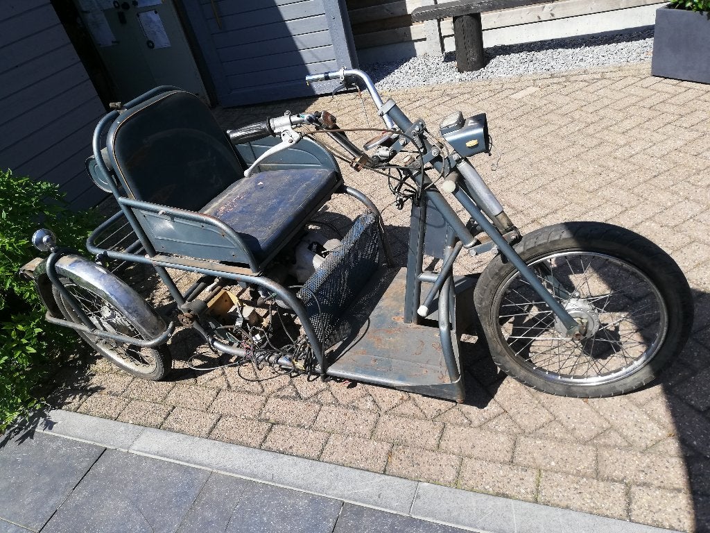 Driewiel brommer, Fietsen en Brommers, Brommeronderdelen | Oldtimers, Gebruikt, Overige merken, Ophalen