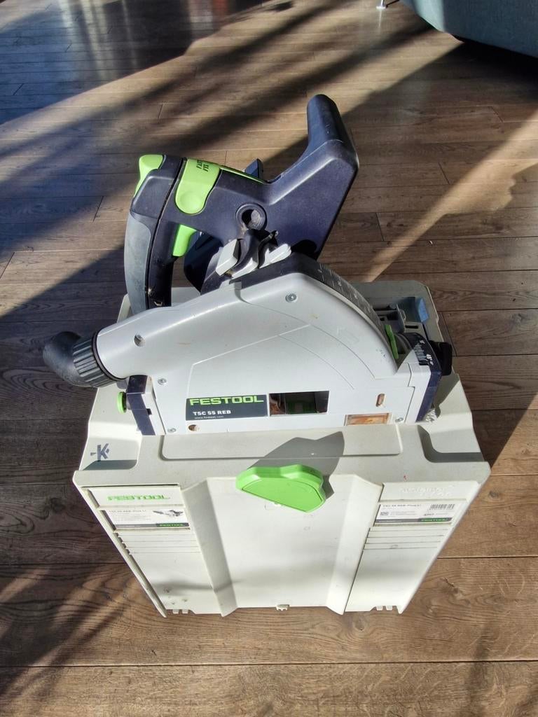 FESTOOL 55 REB-Plus Li Invalcirkelzaag op accu, Doe-het-zelf en Bouw, Ophalen of Verzenden
