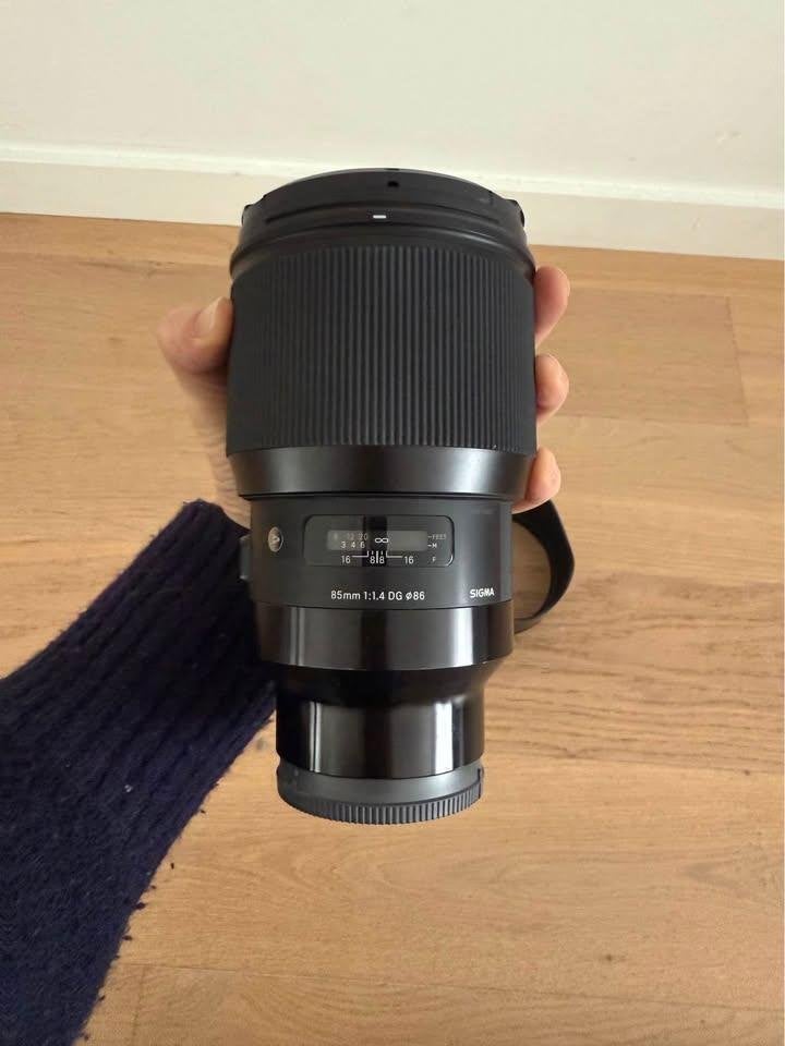 Sigma 85 mm 1.4 ART Sony Fe, TV, Hi-fi & Vidéo, Photo | Lentilles & Objectifs, Enlèvement, Reconditionné, Sigma, Monture Sony E
