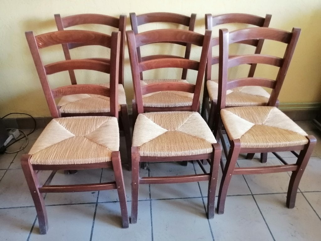 Lot de 6 chaises, Autres couleurs, Enlèvement, Bois, Cinq, Six Chaises ou plus