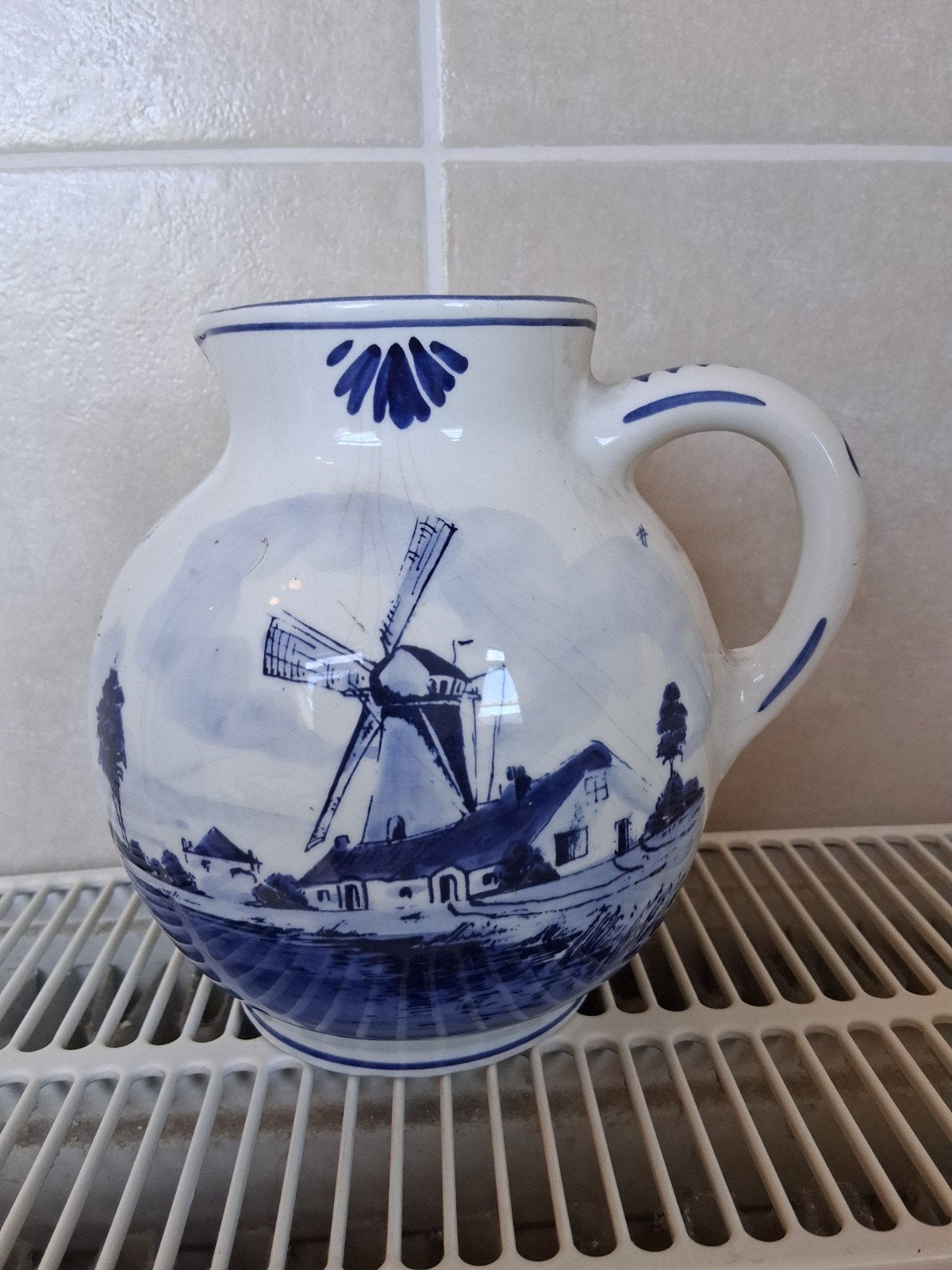 melkkan delfts blauw, Ophalen
