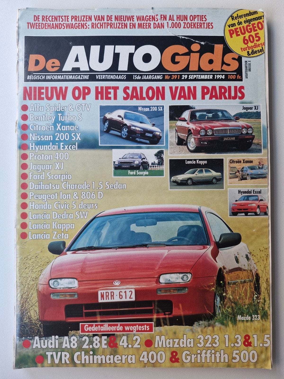 Autogids 391, Enlèvement ou Envoi