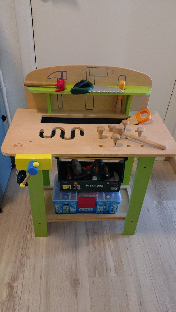 Établi bricolage et outils, Enlèvement, Utilisé, Garçon ou Fille