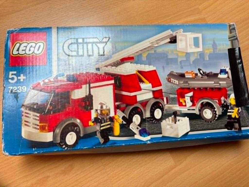 lego brandweerauto 7239, Ophalen, Lego