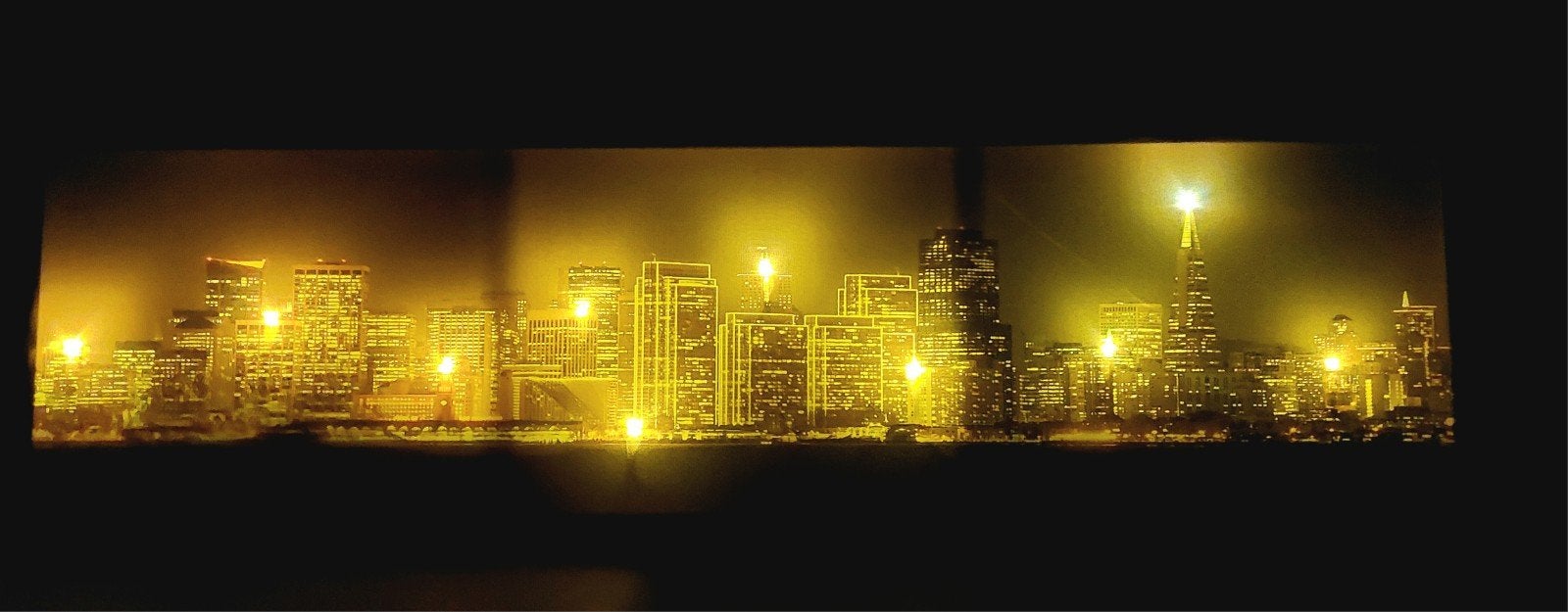 3 X  schilderij met LED-verlichting en aan/uit kno, Ophalen