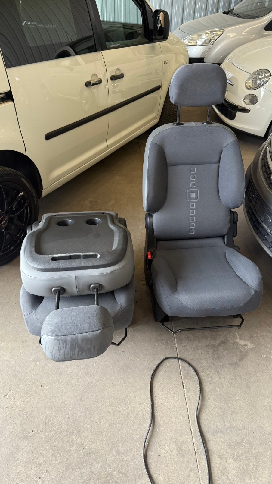 Citroen berlingo  stoelen Grijs, Ophalen