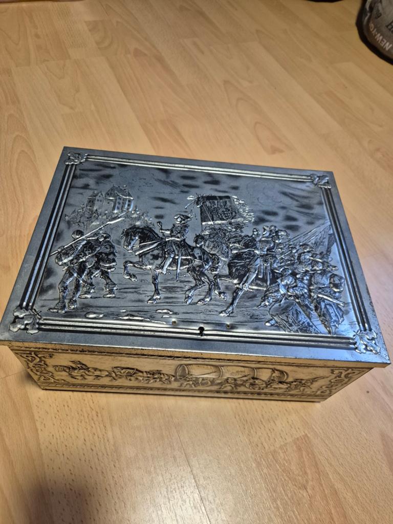 Vintage blikken doos, Verzamelen, Ophalen
