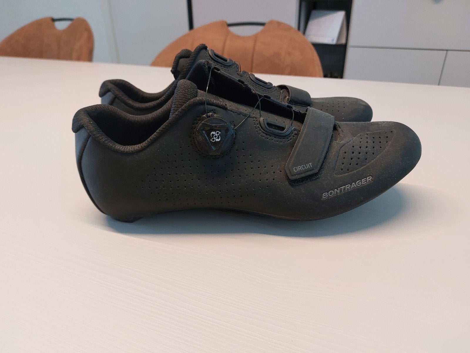 Schoenenen klikpedaal bontrager, Ophalen, Zo goed als nieuw, Schoenen