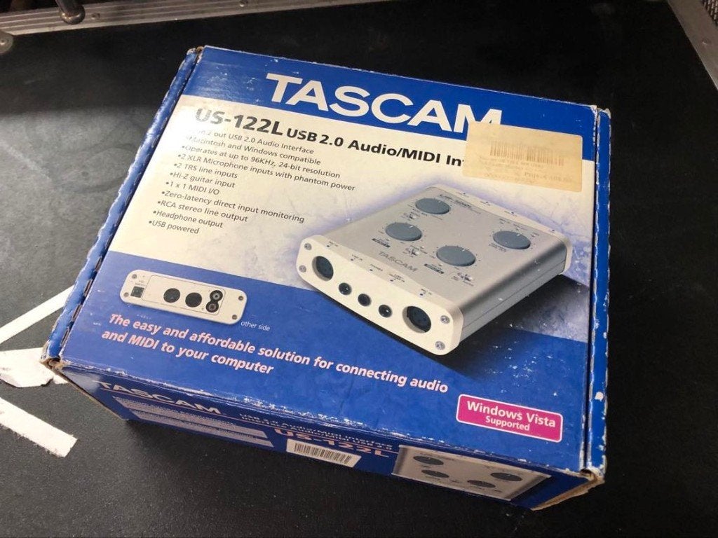 Interface Tascam US-122L, Audio, Tv en Foto, Professionele apparaten, Ophalen, Zo goed als nieuw, Audio