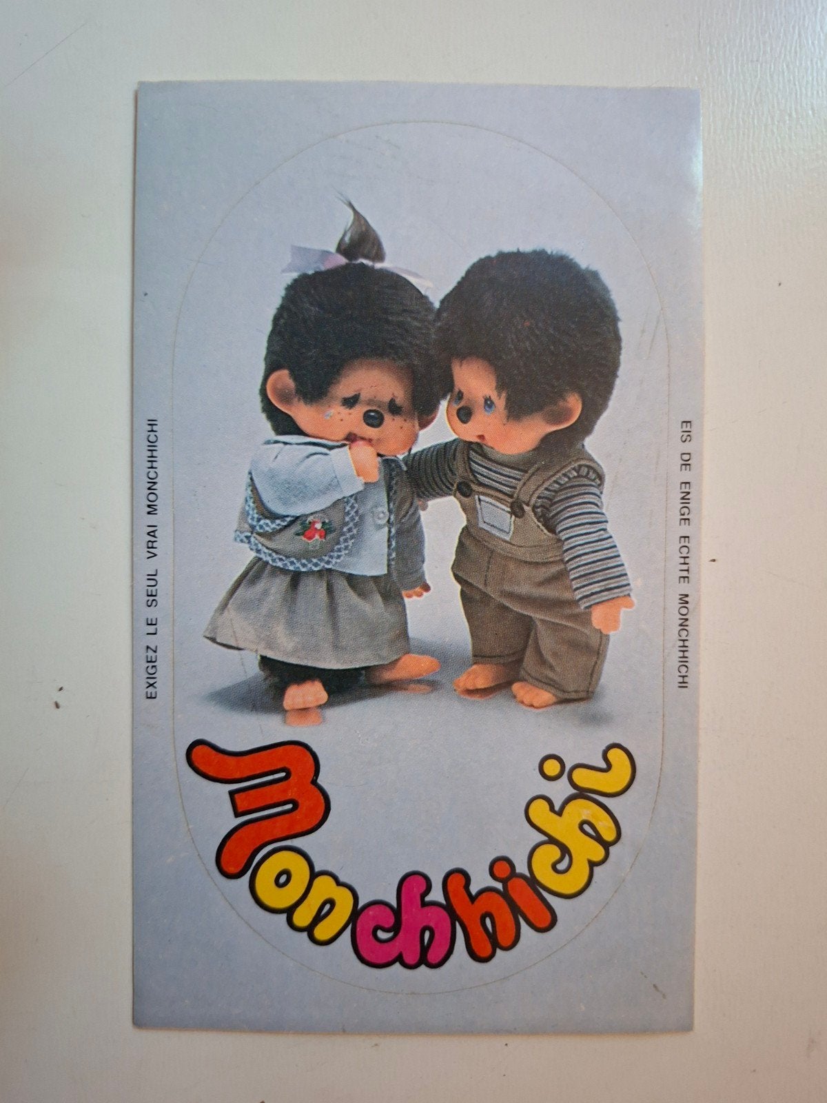 Sticker Monchichi, Verzamelen, Ophalen of Verzenden, Zo goed als nieuw, Overige typen