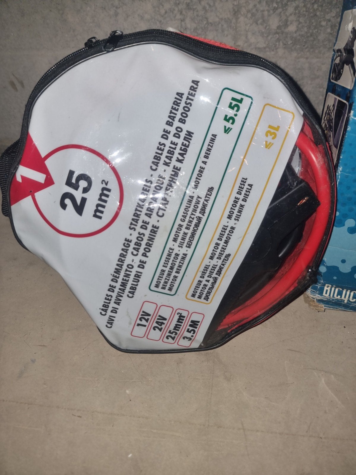 cable de démarrage, Enlèvement ou Envoi