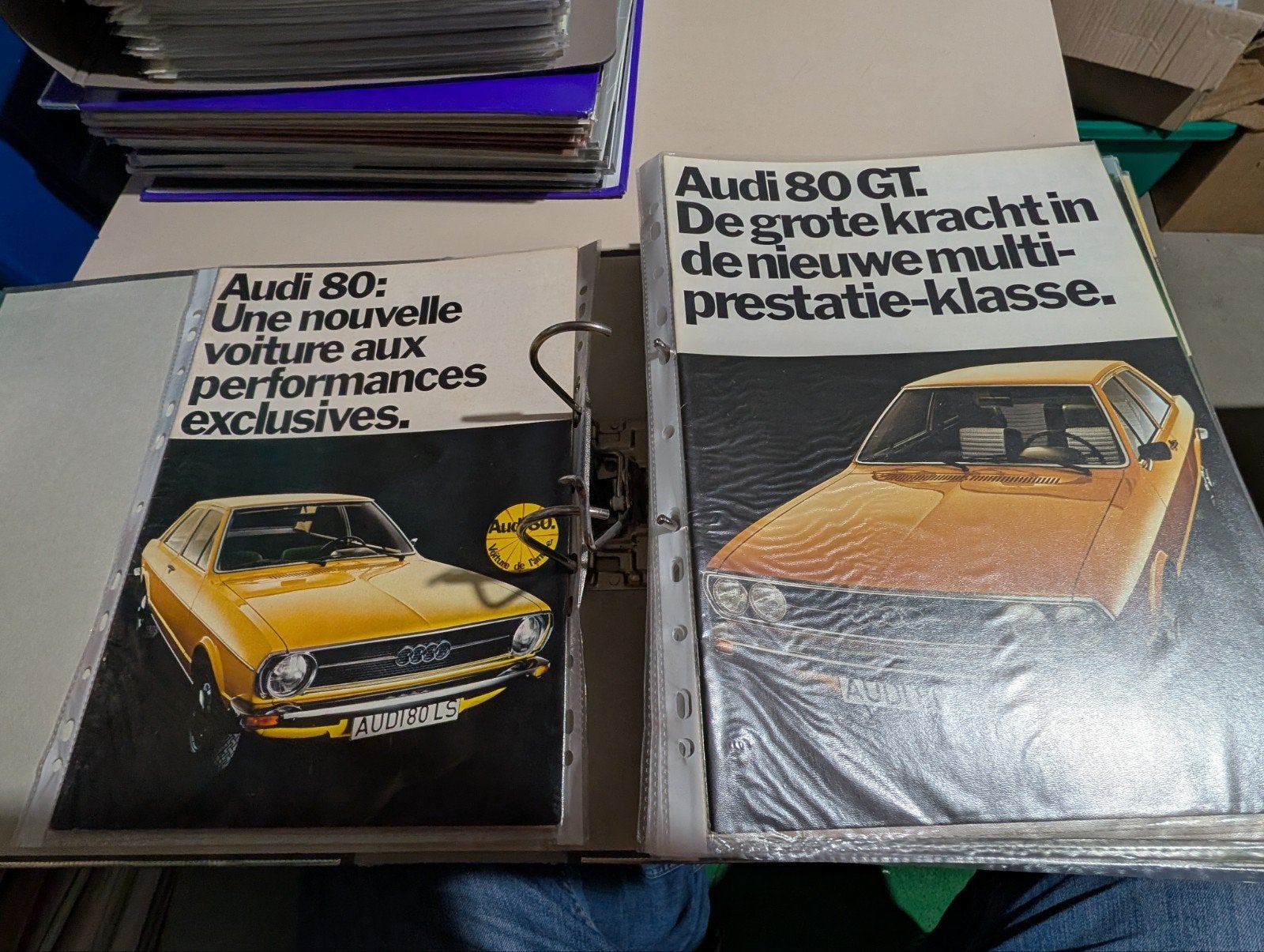 Brochures Audi, Enlèvement