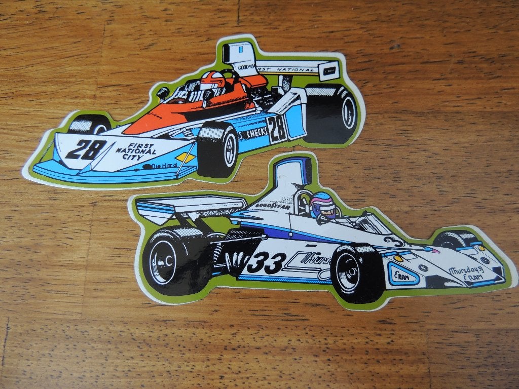 formule 1 retro 2 stickers, Envoi, ForTwo
