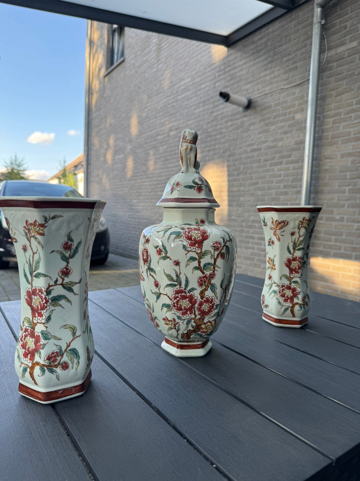 ANTIEK ARBRE CHINOIS – BOCH – LA LOUVIÈRE – Handworked, Antiek en Kunst, Ophalen
