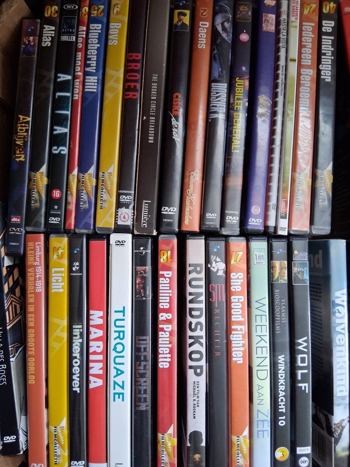 Pakket Vlaamse/Nederlandstalige top-films op dvd, Cd's en Dvd's, Dvd's | Nederlandstalig, Zo goed als nieuw, Actie en Avontuur