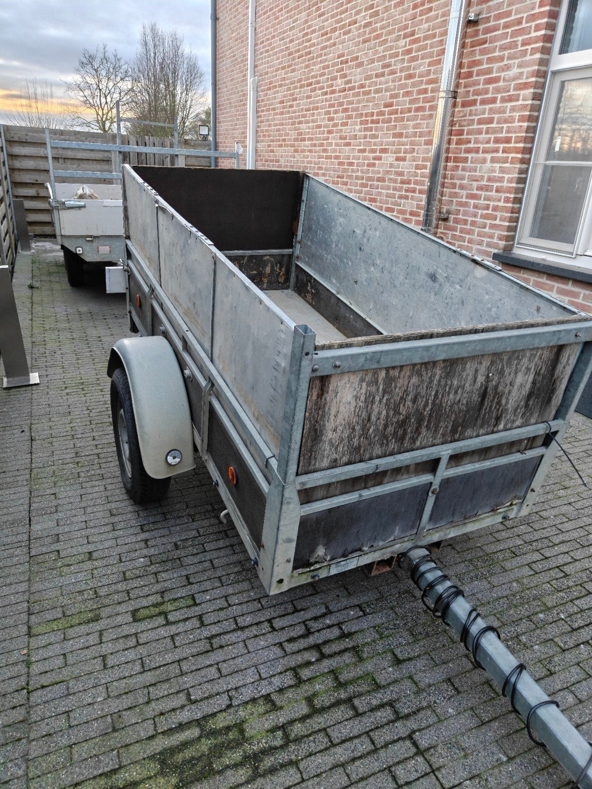 Aanhangwagen/remork 2m x 1m  te koop, Auto diversen, Aanhangers en Bagagewagens, Ophalen