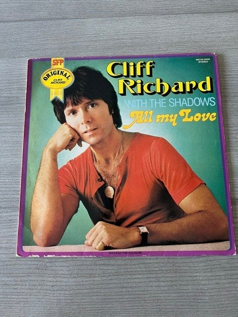 Vynil All my Love - Cliff Richard (lp026), Enlèvement ou Envoi, Pop, Utilisé, LP