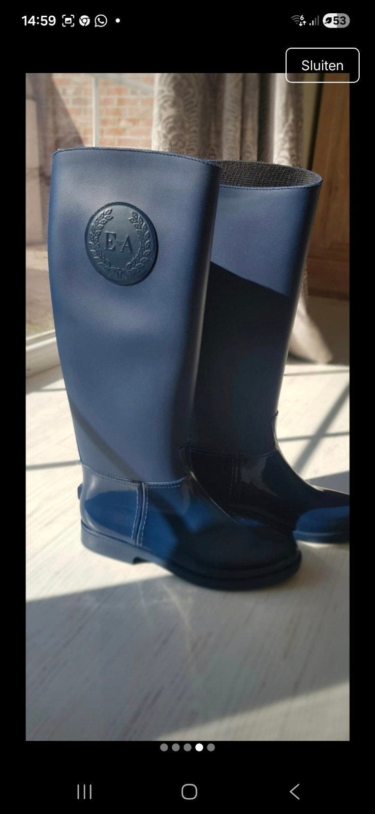 armani laarzen, Vêtements | Femmes, Chaussures, Enlèvement ou Envoi, Bottes de pluie