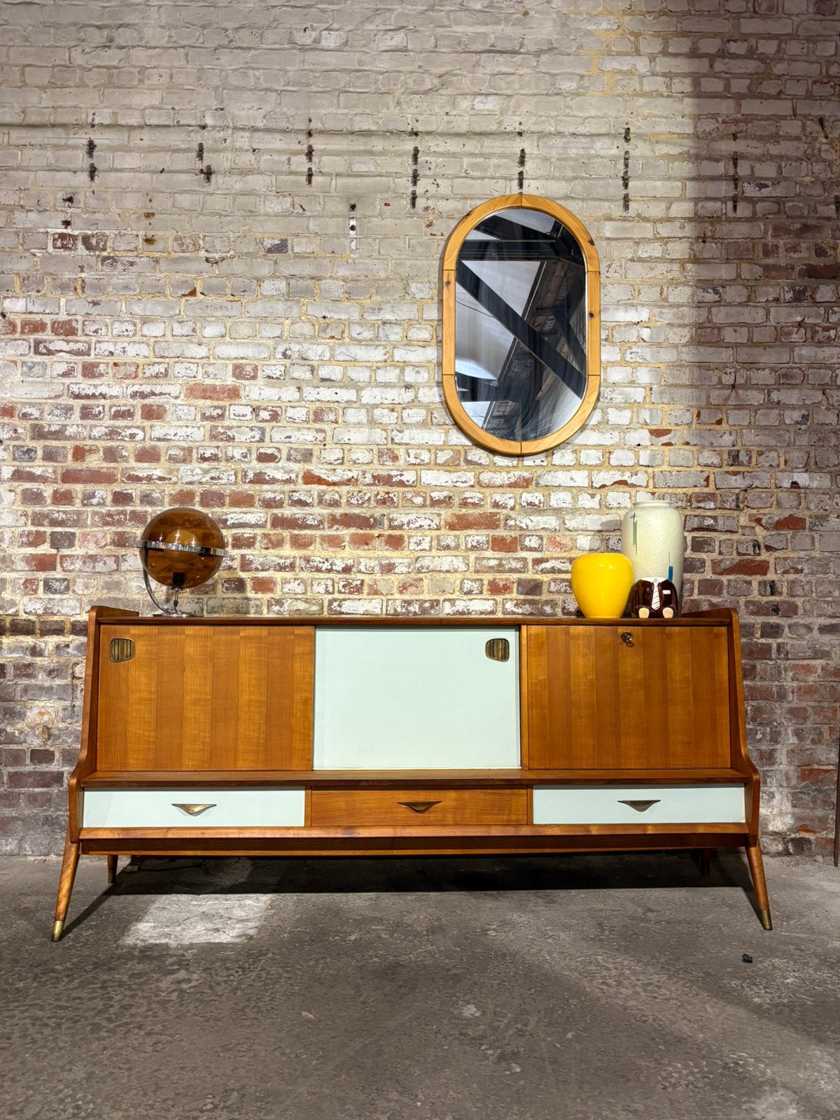 Enfilade vintage scandinave Oswald Vermaercke pour V-Form, Enlèvement, Comme neuf, Teck