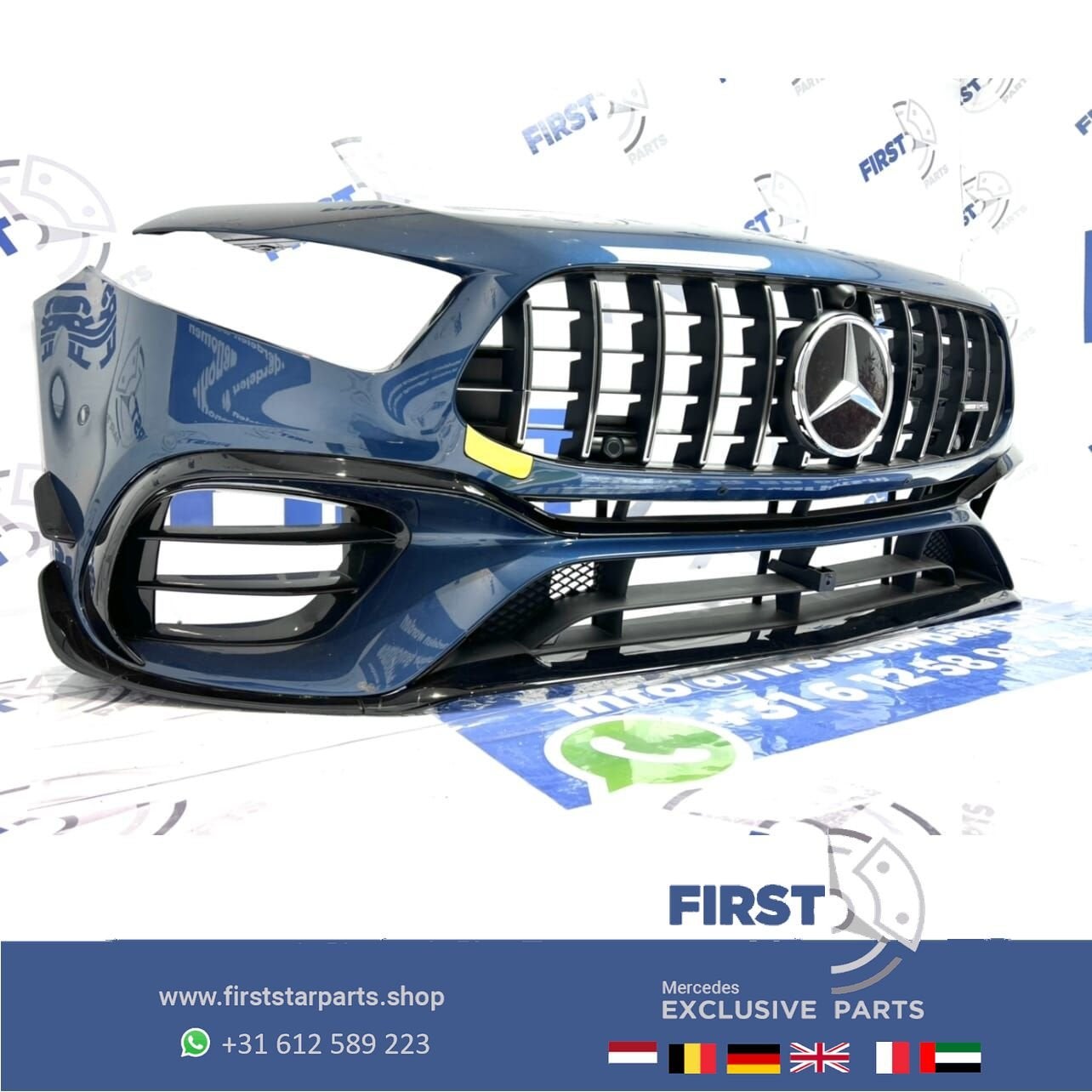 W177 A Klasse 2018-2022 A45 A45S AMG VOORBUMPER COMPLEET AER, Gebruikt, -, Voor, Ophalen of Verzenden