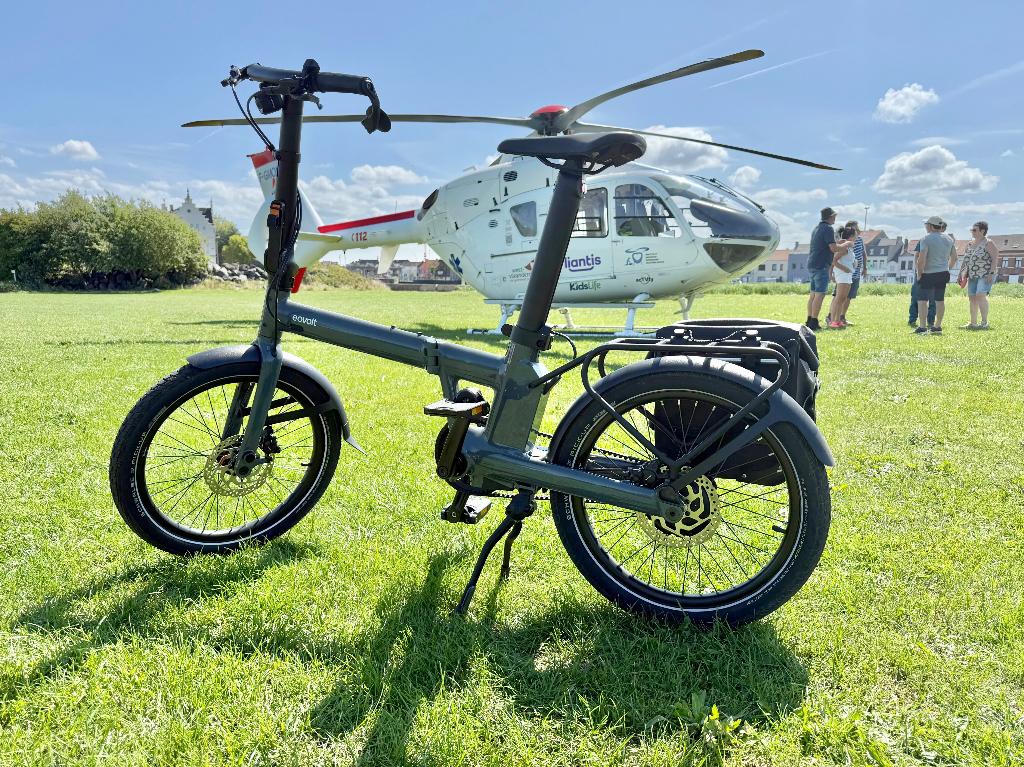 Eovolt Afternoon Pro elektrische plooifiets, Fietsen en Brommers, Elektrische fietsen, Ophalen, Zo goed als nieuw, 50 km per accu of meer